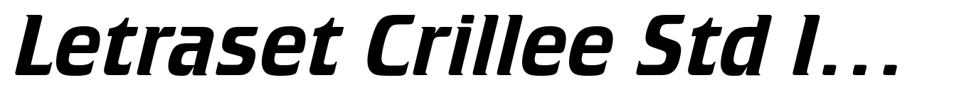 Letraset Crillee Std Italic